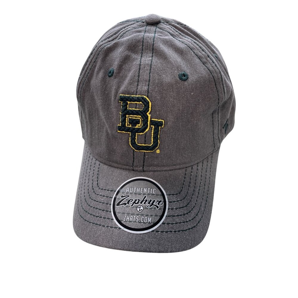 Zephyr Baylor University Baseball Cap OS Adjustable College Outdoor Active NEW